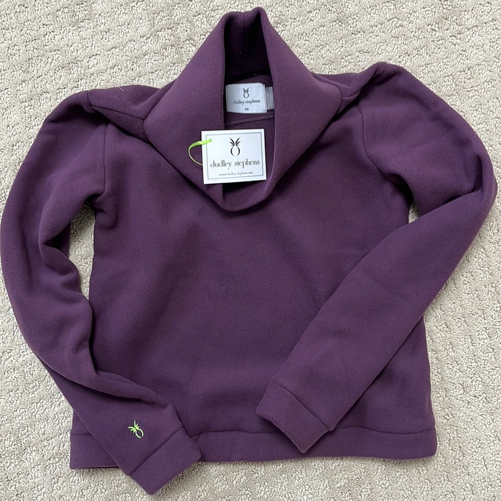 Dudley Stephens park slope turtleneck XS elderberry